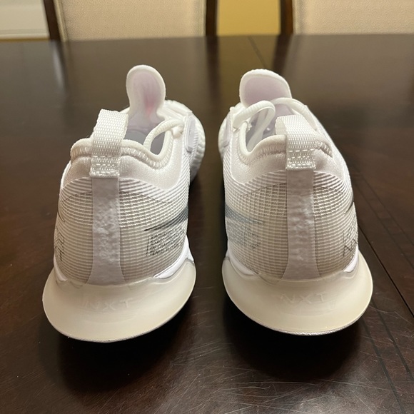 New Nike Court React Vapor NXT White Silver Tennis Sneaker Shoes - Picture 8 of 12